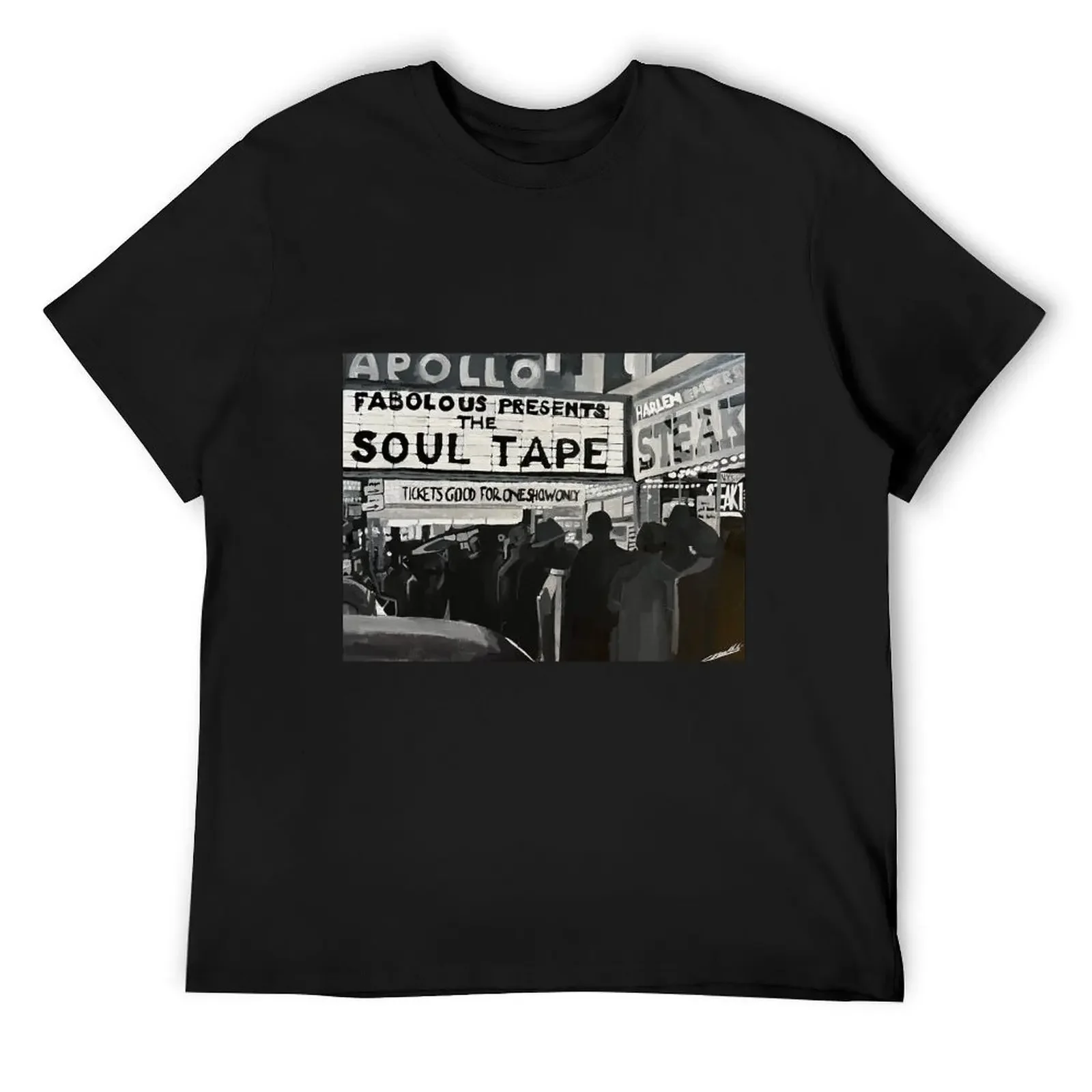 Fabolous Presents the Soul Tape Apollo Theater Album Cover T-Shirt anime t shirts cheap stuff men tshirt