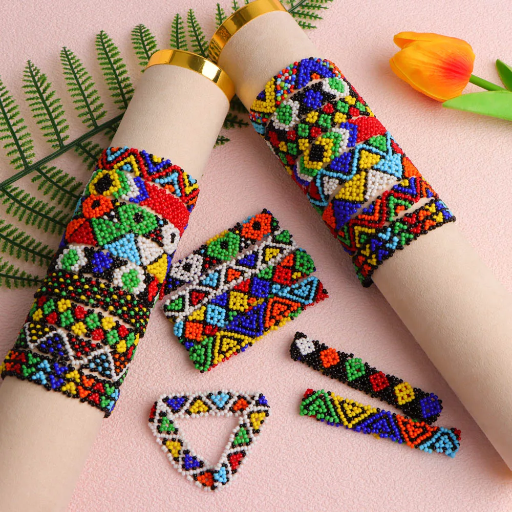 12Pcs/Lot Simple Elegant Multicolor Elastic Beads Narrow Bracelets for Women Good Luck Birthday Party Jewelry Friendship Gifts