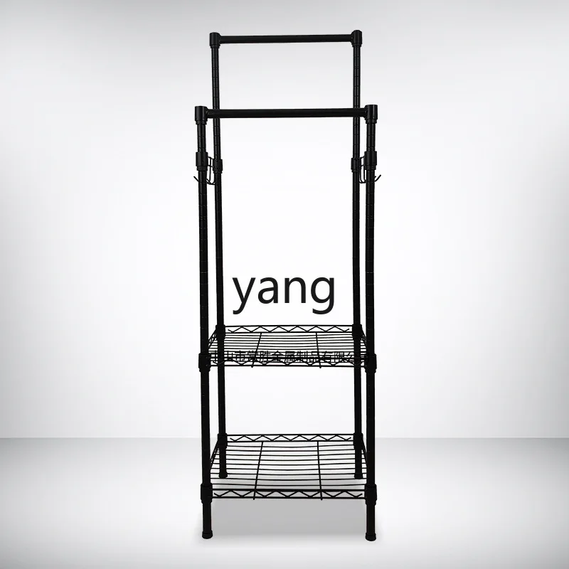 

LH carbon steel floor towel bar simple bathtub towel rack non-punching floor towel rack