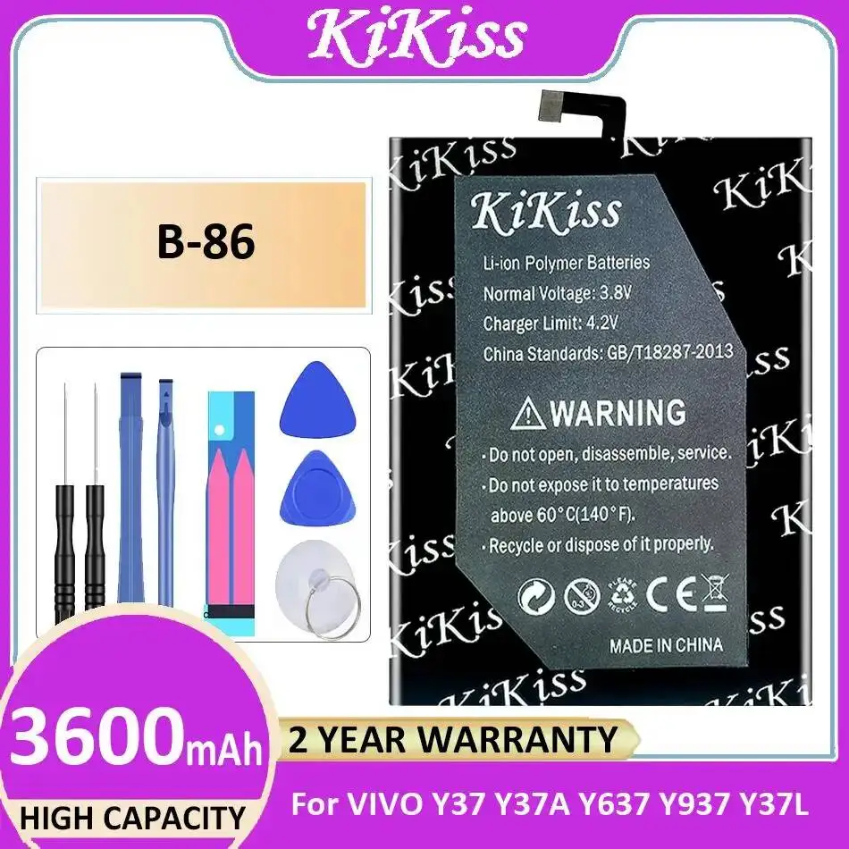 

Высокая совместимость 3600 мАч аккумулятор мобильного телефона для Vivo Y37 Y37A Y637 Y937 Y37L B-86