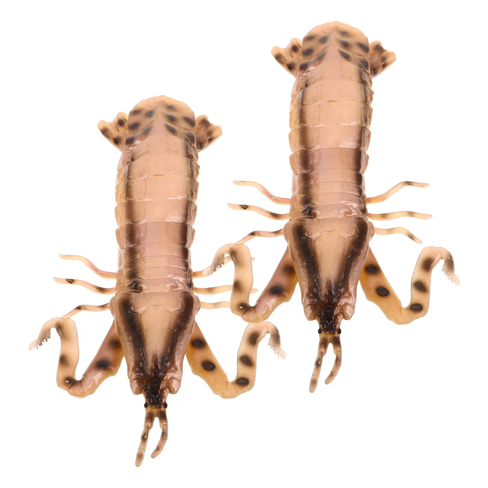 2pcs-squeaky-animal-noise-realistic-soft-vinyl-mantis-shrimp-mini-sea-creature-interactive-marine-figures-for-learning