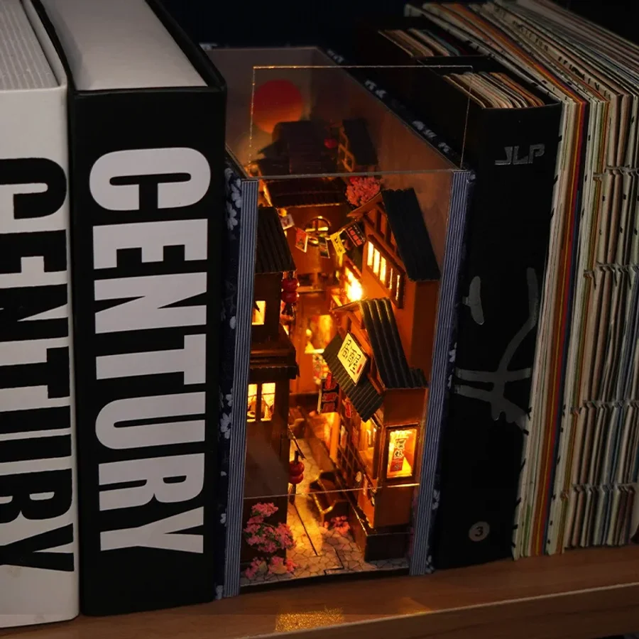 

1pc,DIY Book Nook Kit,Assembly Model Kit,Bookshelf Decor,Home Decor Micro Model,The perfect gift for teenagers and adults