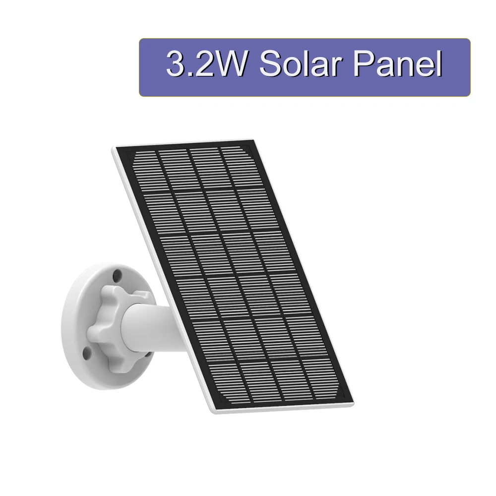 Imagem -03 - Vicohome-painel Solar à Prova Dágua para Câmera Alimentadora de Pássaros Usb Port Power Bateria Recarregável Câmera ip 3.2w 5v m 10 ft