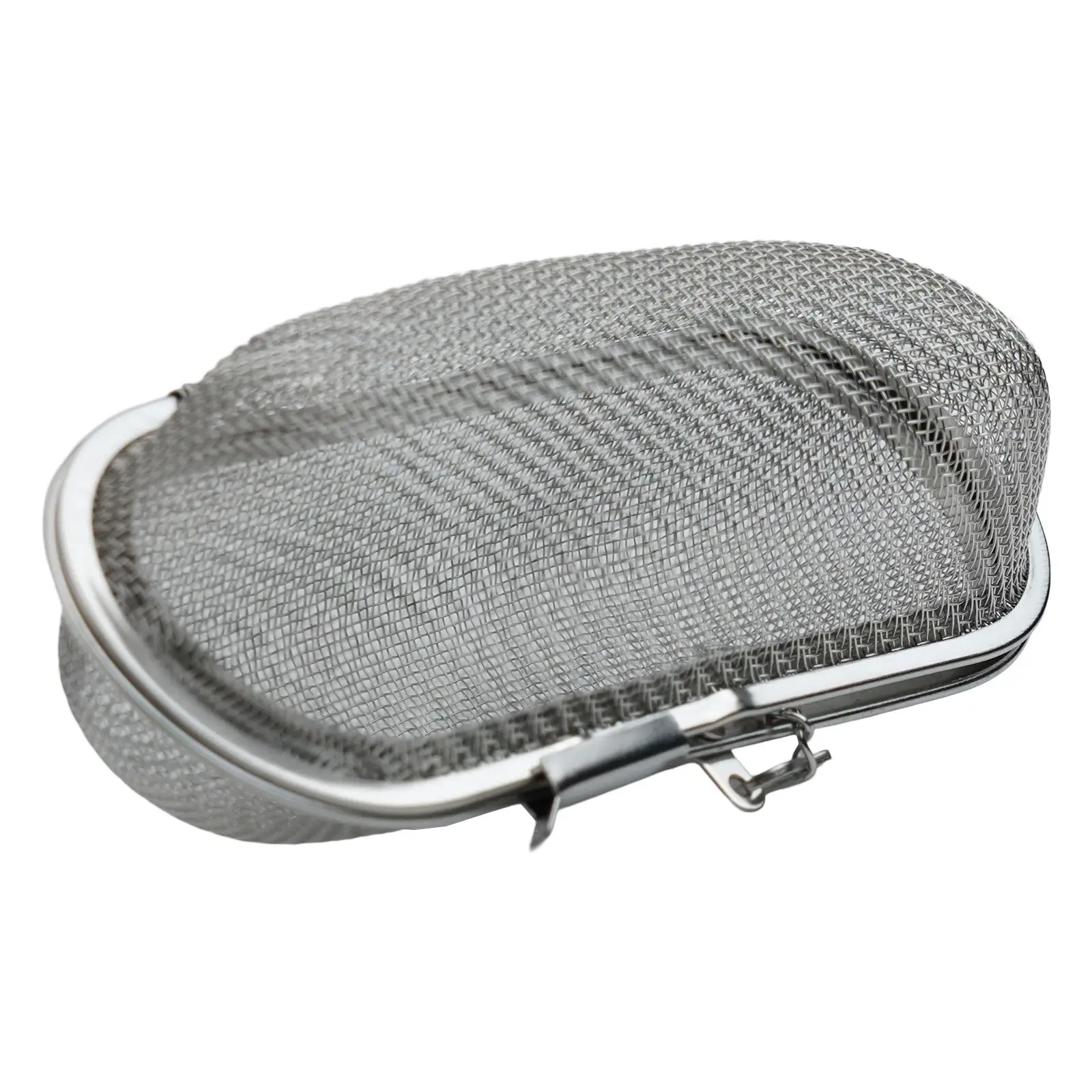 Stainless steel finemesh basket for trio with locking features designed to optimize the safety of your small valuables
