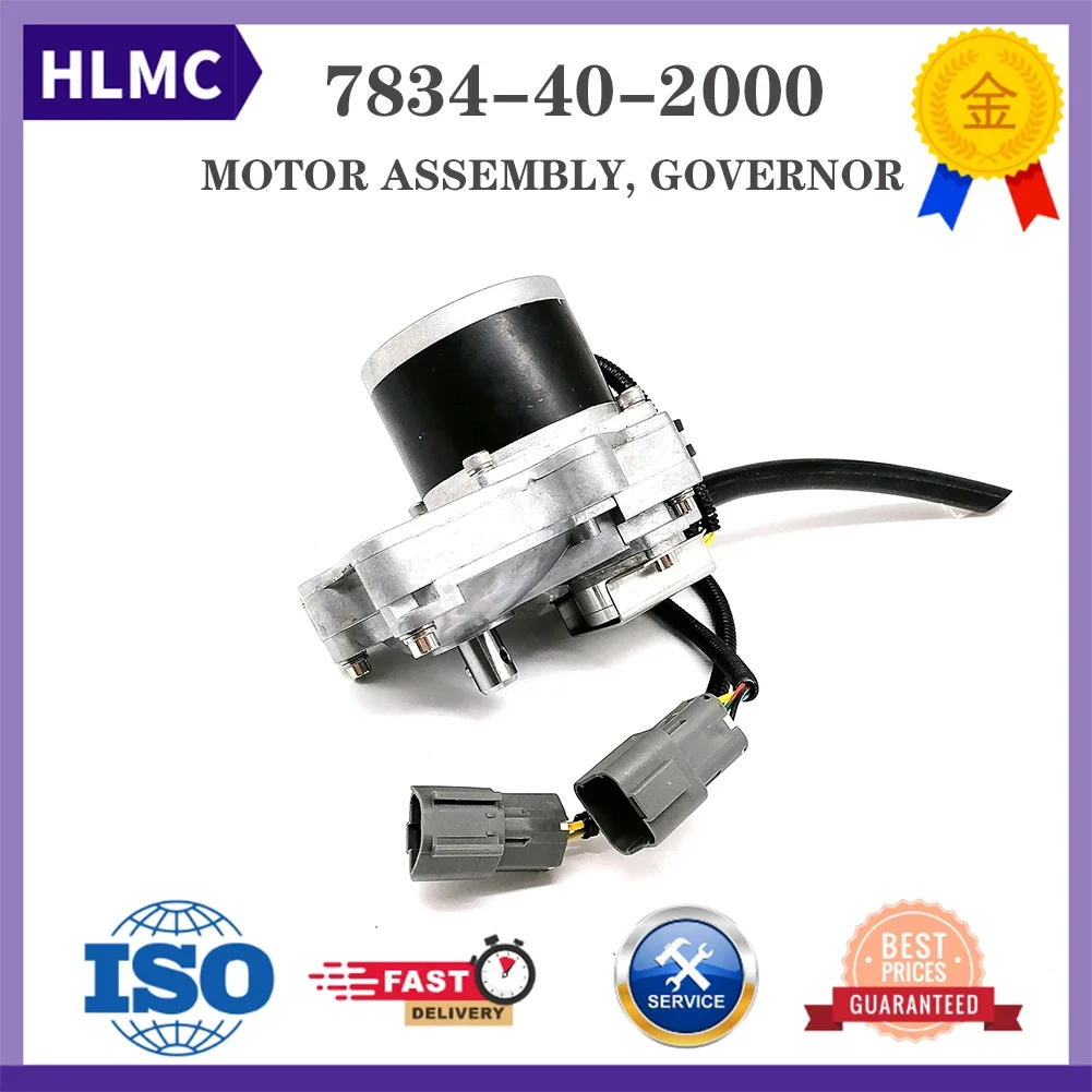 PC120-6 PC130-6 PC150-6 PC200-6 PC210-6 PC300-6 Excavator Throttle Motor 7834-40-2000 7834-40-2001 7834-40-3000