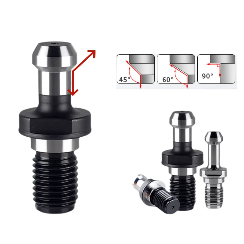 High Hardness Through Hole Pull Nail BT30 BT40 BT50 45 Degree 60°90° Tool Holder Fixed Knob ,BT ER Bolt Tool Holder Bracket Tool