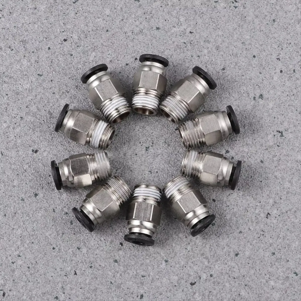 

PC4-M10 Male Straight Pneumatic PTFE Tube Fitting Connector for 3D Printer for Bowden Tube Fitting Pneumatic Connector [ABPS]