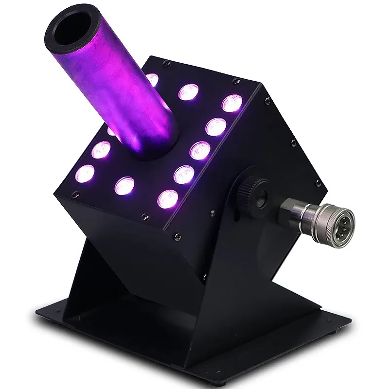 Profissional Colorido RGB Fog Machine, 3in 1, DMX Control, LED, CO2, DJ, Disco, Festa, Bar, Efeito de Palco, Casamento, Seco