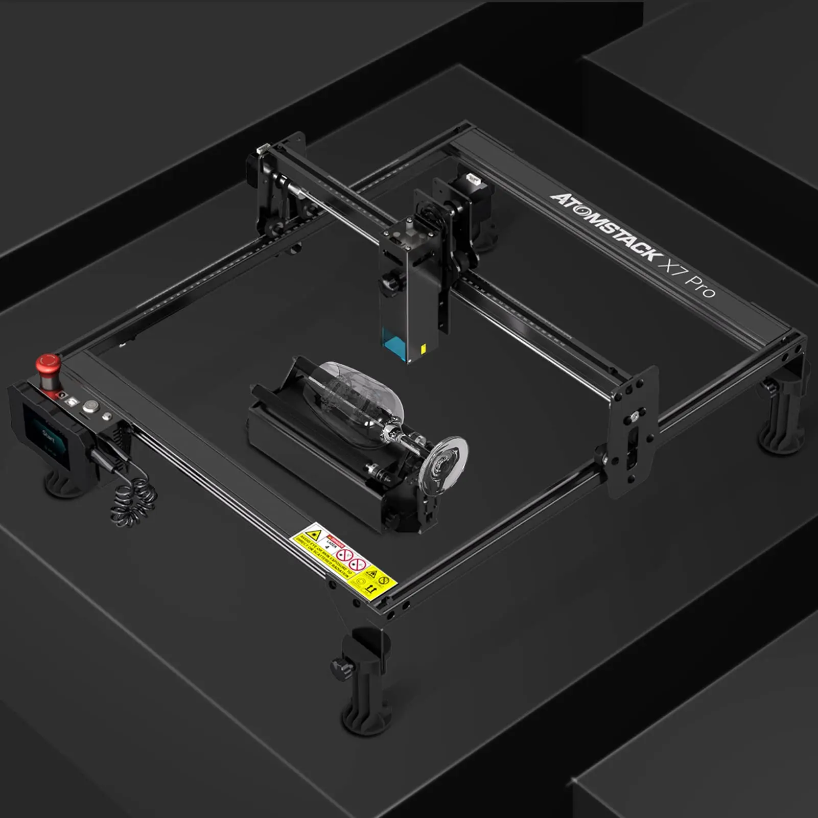 ATOMSTACK MAKER R3 Pro ruote rotanti Laser Set modulo di incisione per scatole di oggetti cilindrici scultura per A20 X20 X30 X40 Pro