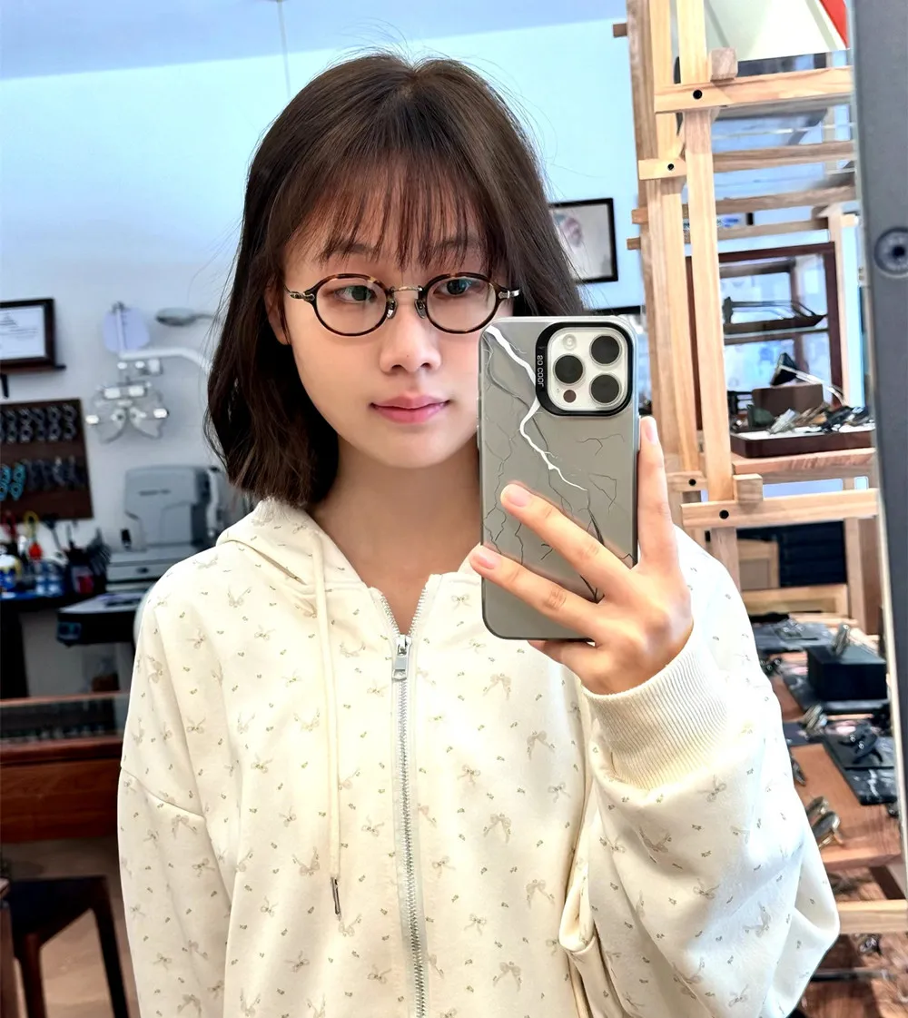 Japanese Handmade Retro Small Round Glasses Frame KMN181 Men
