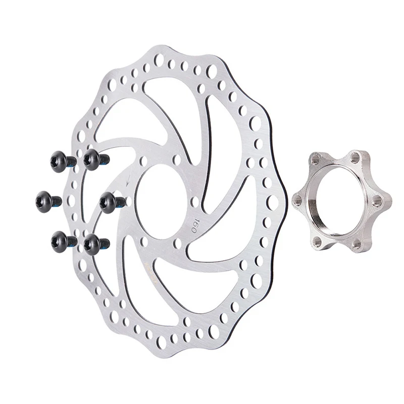 

1 Pc New MTB bike 160mm brake disc disc rotary disc bicycle modification with flange diagonal hole 48mm brake disc Bicycle parts