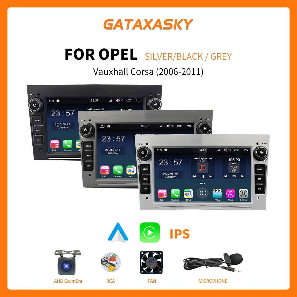 

GATAXASKY 7" for Opel Astra Vectra Vauxhall Antara Zafira Corsa Vivaro Meriva Veda 2din GPS Android Car Radio Multimedia Player