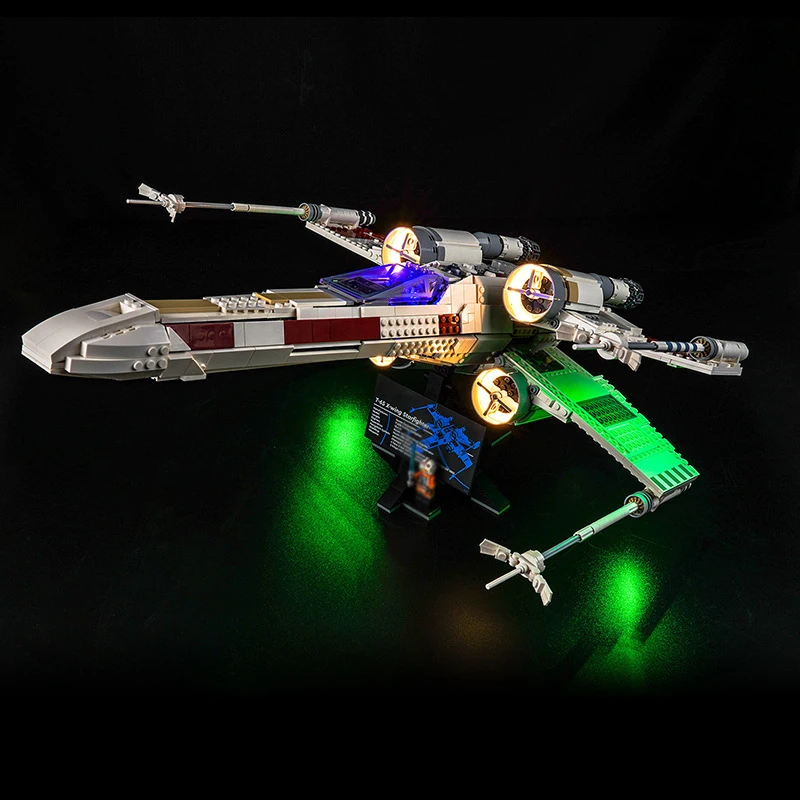 DIY LED Light Kit สําหรับ LEGO 75355 X-wing Starfighter (เฉพาะไฟ LED,ไม่มีบล็อกรุ่น)