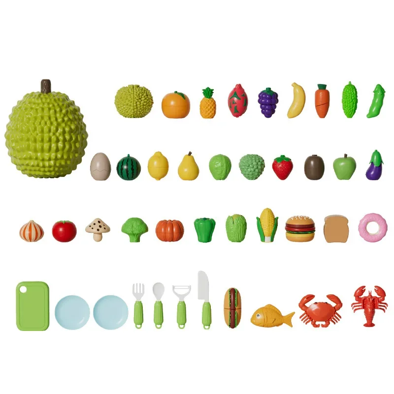 Children's Play House Simulation Vegetables Fruit Chop Chop Le Baby Kitchen Cooking Food Educational Toys simulated food