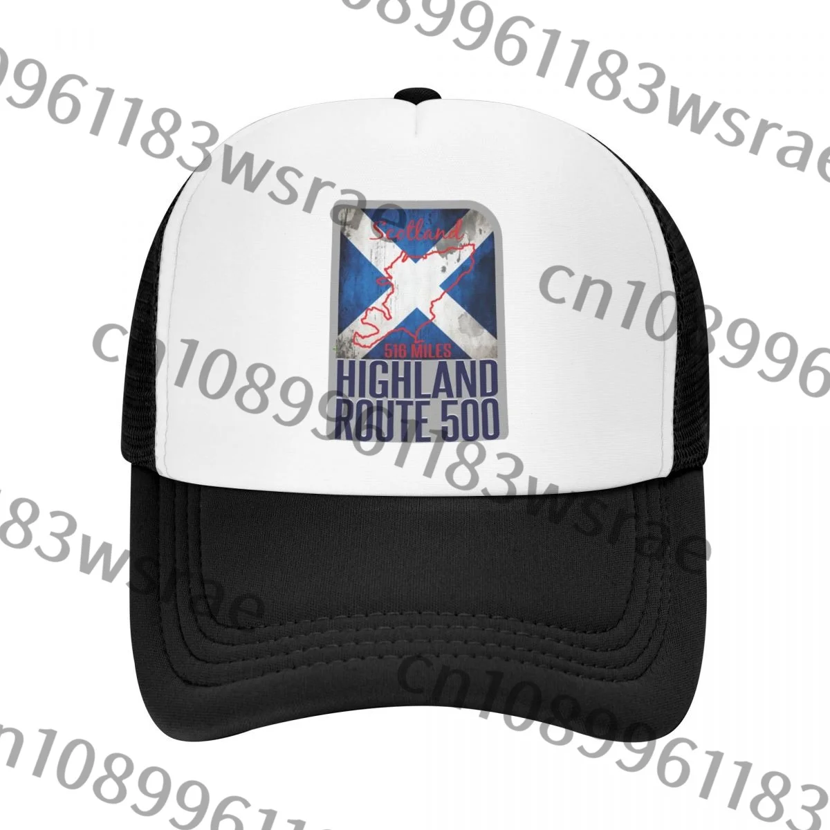 เสื้อยืด Scotland Highland Route 500 16หมวกเบสบอลหมวก trucker