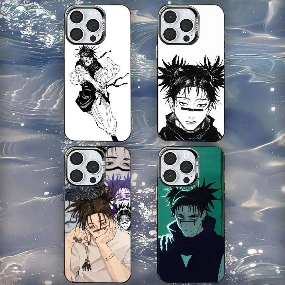 

J-Jujutsus K-Kaisen C-Chosos Phone Case For iPhone 16,15,14,13,12,11,Mini,Pro,SE,XS,MAX Black Matte Shockproof Cover