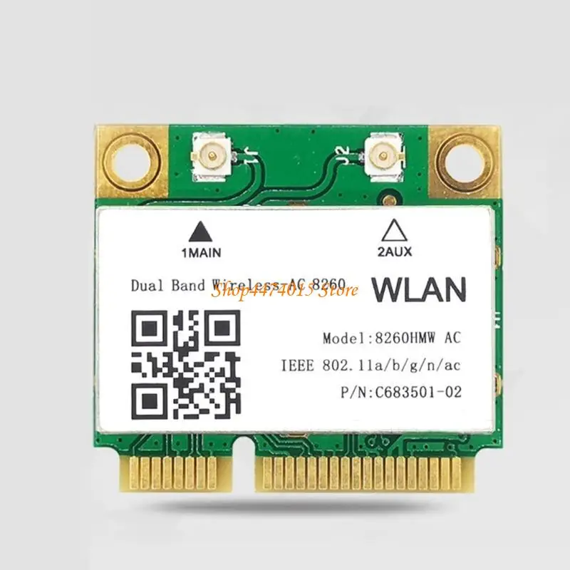 K1AA 8260 8260HMW 2.4 / 5 GHz Wireless 802.11a / g / n / AC BT 4.2 Half Mini PCI-E WiFi Carte