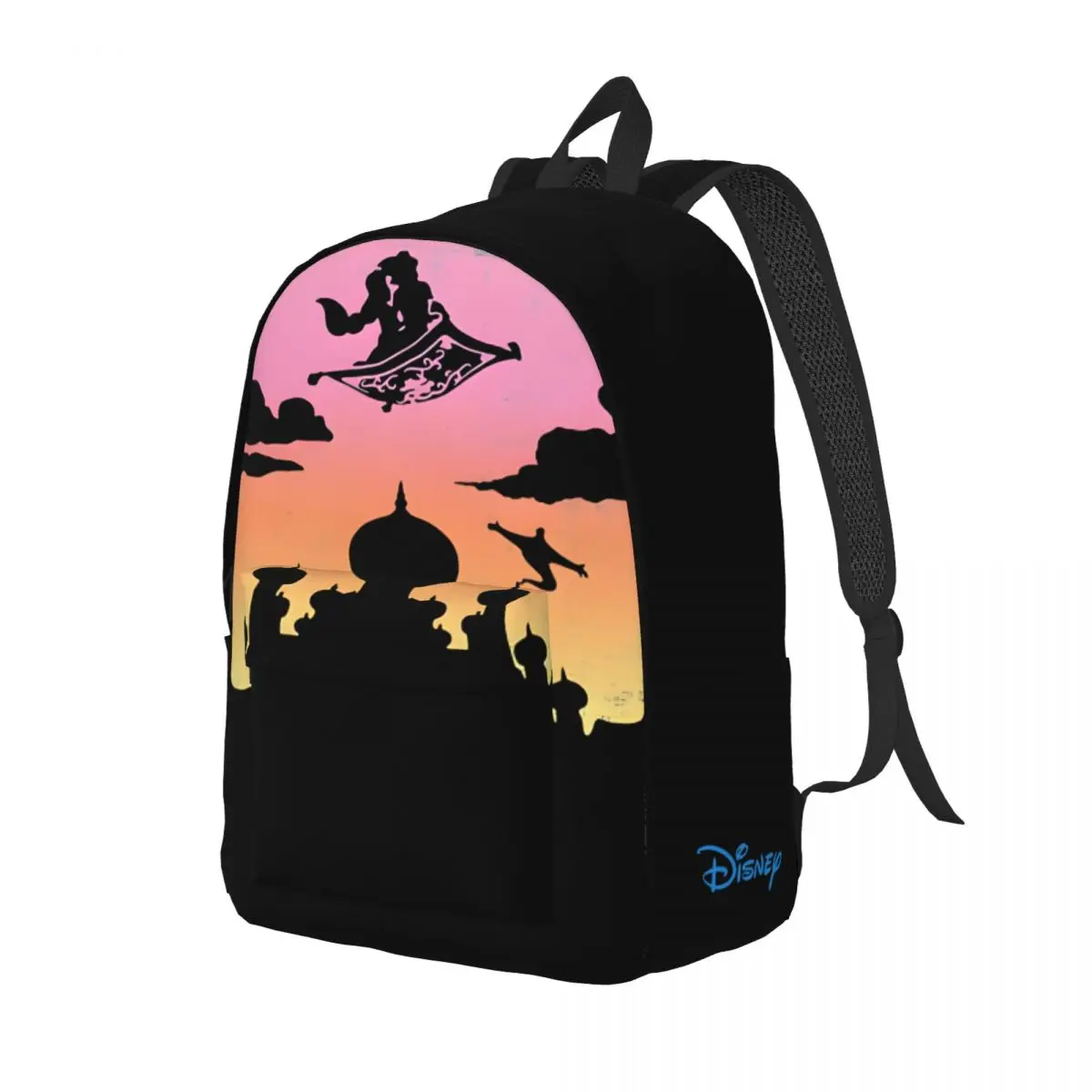 Jasmin Aufbewahrung tasche Campus Multi-Fach Disney Aladdin Cartoon Film Teen Mädchen Junge Männer Frauen Erwachsene College-Tasche zurück in die Schule