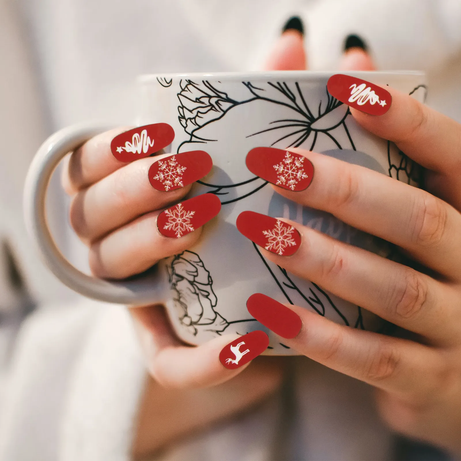 

15 шт. рождественских наклеек для ногтей, наклейки для дизайна ногтей с полным покрытием, праздничное украшение для маникюра, подарок для женщин, для вечеринок