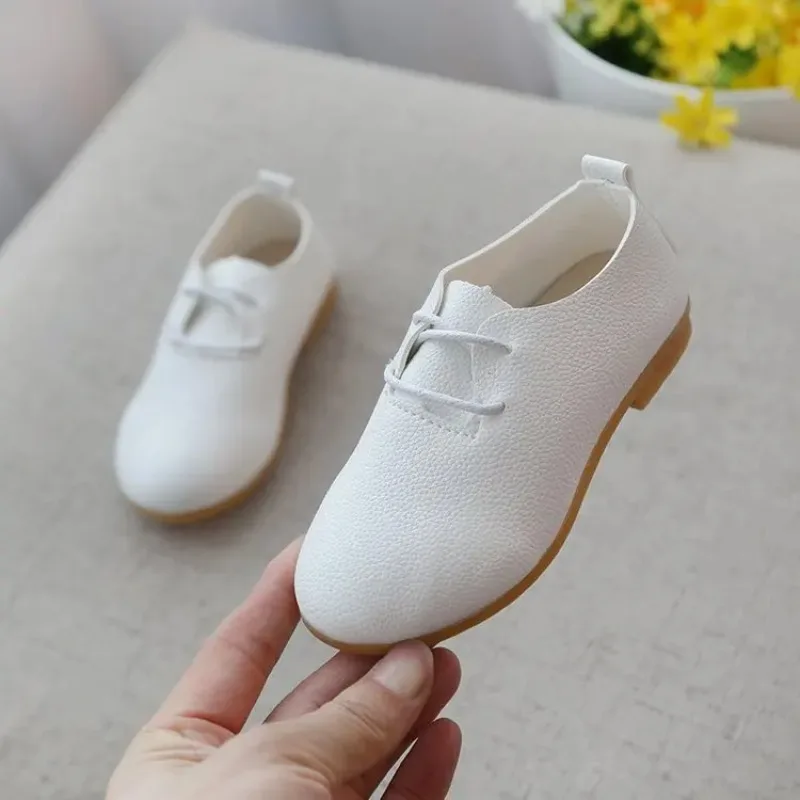 2019 Nuovo Piccolo Ragazze Scarpe di Cuoio del Vestito di Cerimonia Nuziale Del Bambino Dei Ragazzi Scarpe Per Bambini Grandi Bambini Bambino Casual