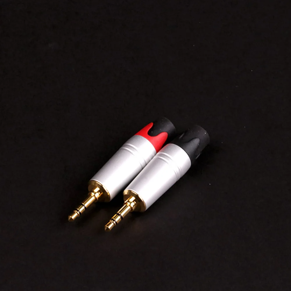 1 sztuk 3 polacy Stereo 3.5mm wtyk męski złącze przewodu Audio wtyczka słuchawkowa 3.5mm wtyczka Stereo 3 Pin 1/8 Cal złącze kabla