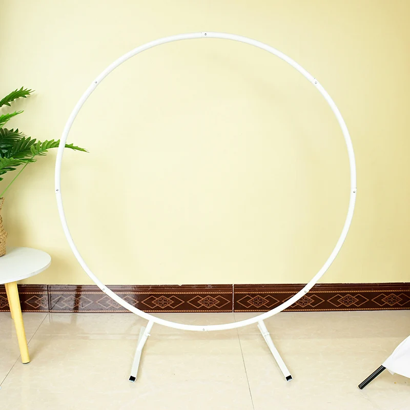 1/2m Metal Round Balloon Arch Balloon Circle Stand Holder Wedding Background Arch DIY Frame For Birthday Party Baby Shower Decor