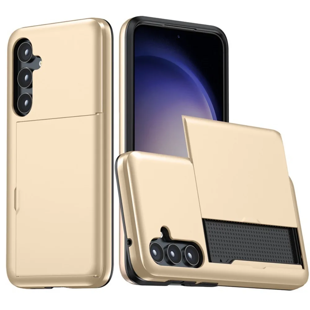 Voor Samsung S25 Rand S24 Ultra S23 S21 FE S22 Plus + A56 A55 A36 A16 5G Portemonnee telefoon Case met Verborgen Kaartsleuf Houder Cover
