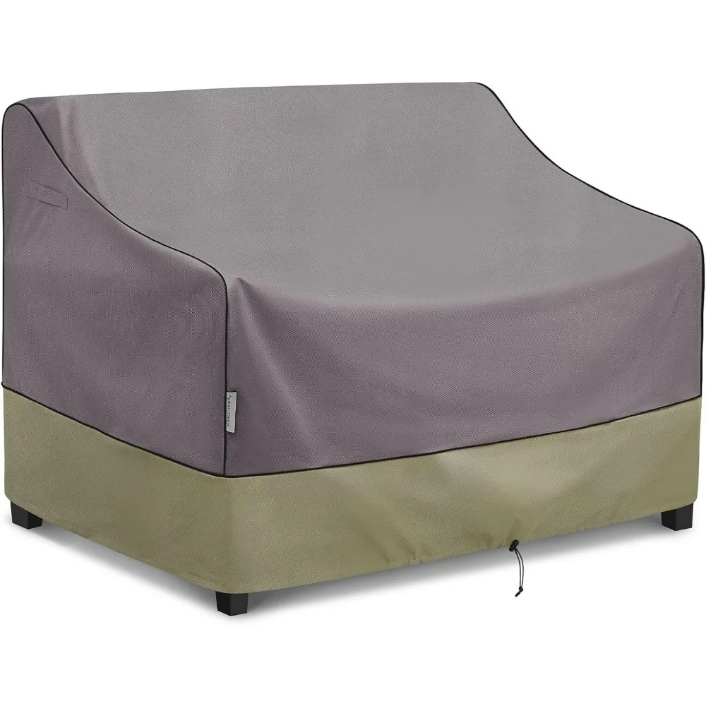 

Waterproof Outdoor Loveseat Cover, 52W x 32D x 34H Inches, Grey Sofa Protector for Patio Furniture