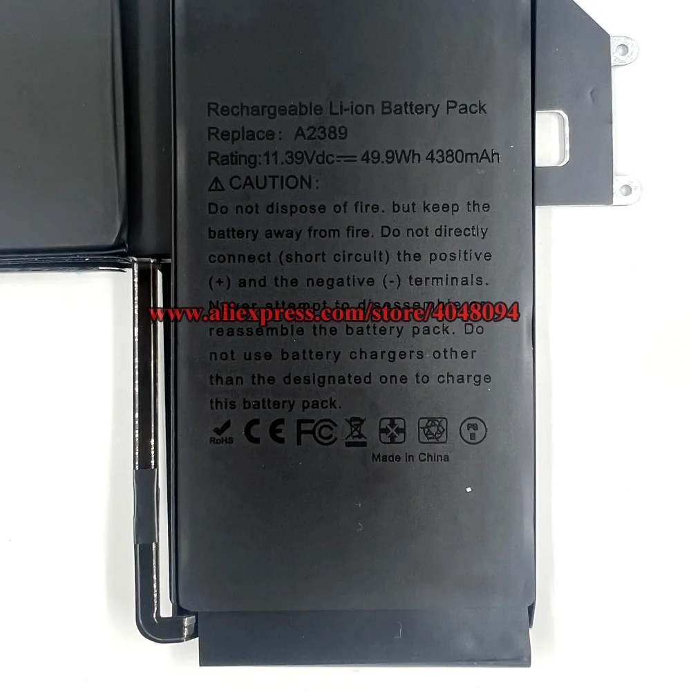 A2389 Battery For MacBook Air M1 13-inch 2020 Year EMC3302 A2337 EMC3598 MGN63LL MGN73LL MWTJ2