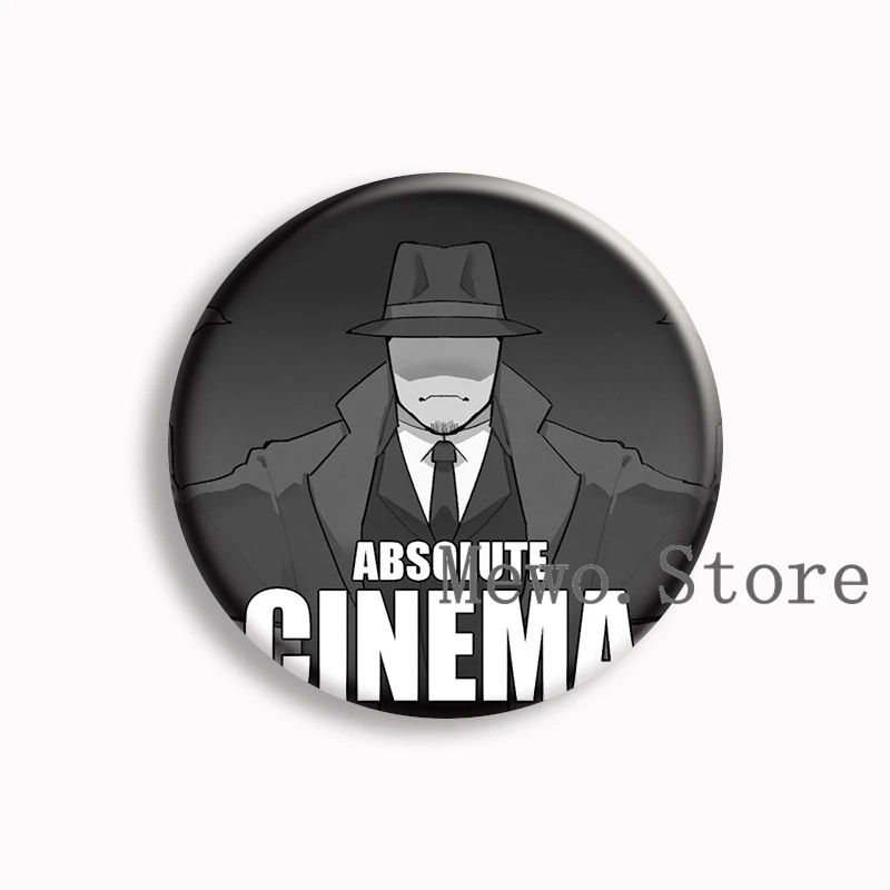Mafioso Chance Shedletsky Anime botón suave Pin juego Forsaken divertido Meme broches insignia bolsa decoración jugadores Fans amigos regalos