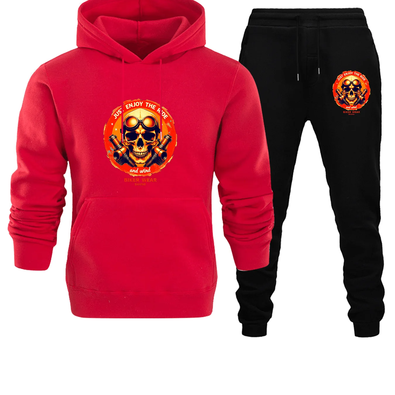 2025 موضة جديدة للرجال دراجة نارية على الطرق الوعرة سباق مجموعة خفيفة الوزن تنفس دراجة نارية ركوب الملابس هوديي مجموعة