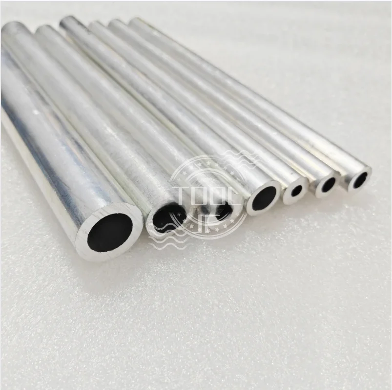 

20mm OD 6063 Aluminum Tube - 4-18mm ID Round Straight Hollow Alloy Pipe, Customizable Length