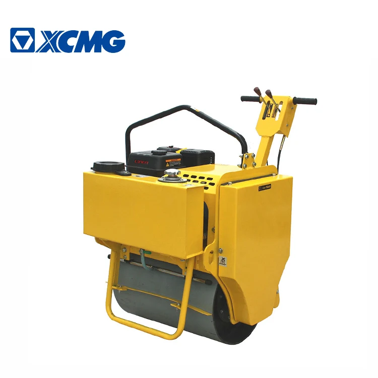 Oficjalny mini wałek drogowy XCMG XGYL642-1, prowadzony przez osoby, do prac drogowych