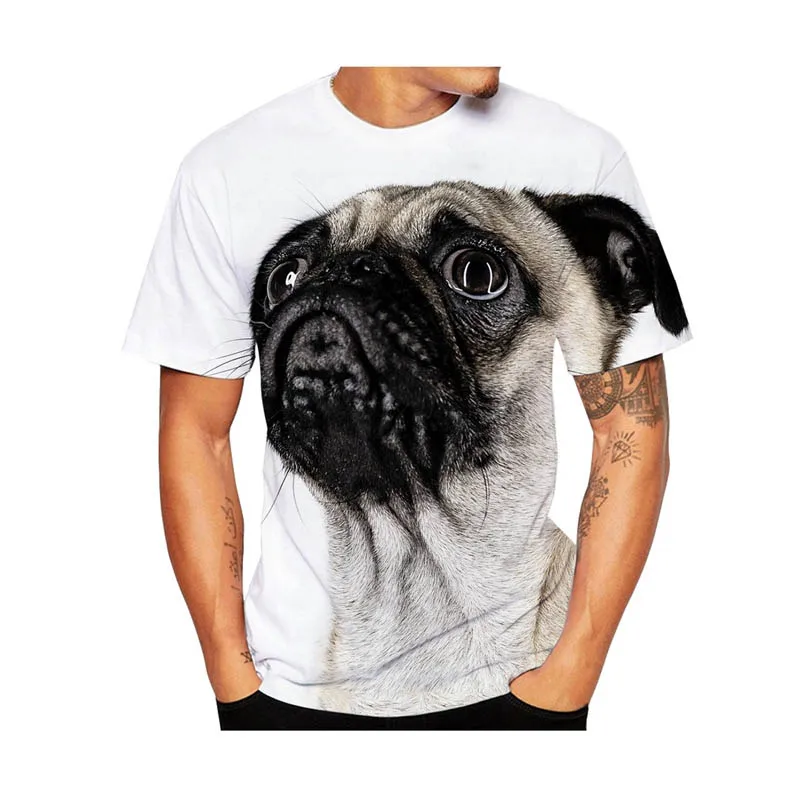 Funny Animal Dog 3D Printed T-Shirts Men Women Casual Fashion Streetwear Oversized Short Sleeve T Shirt Kids Tees Tops Clothing