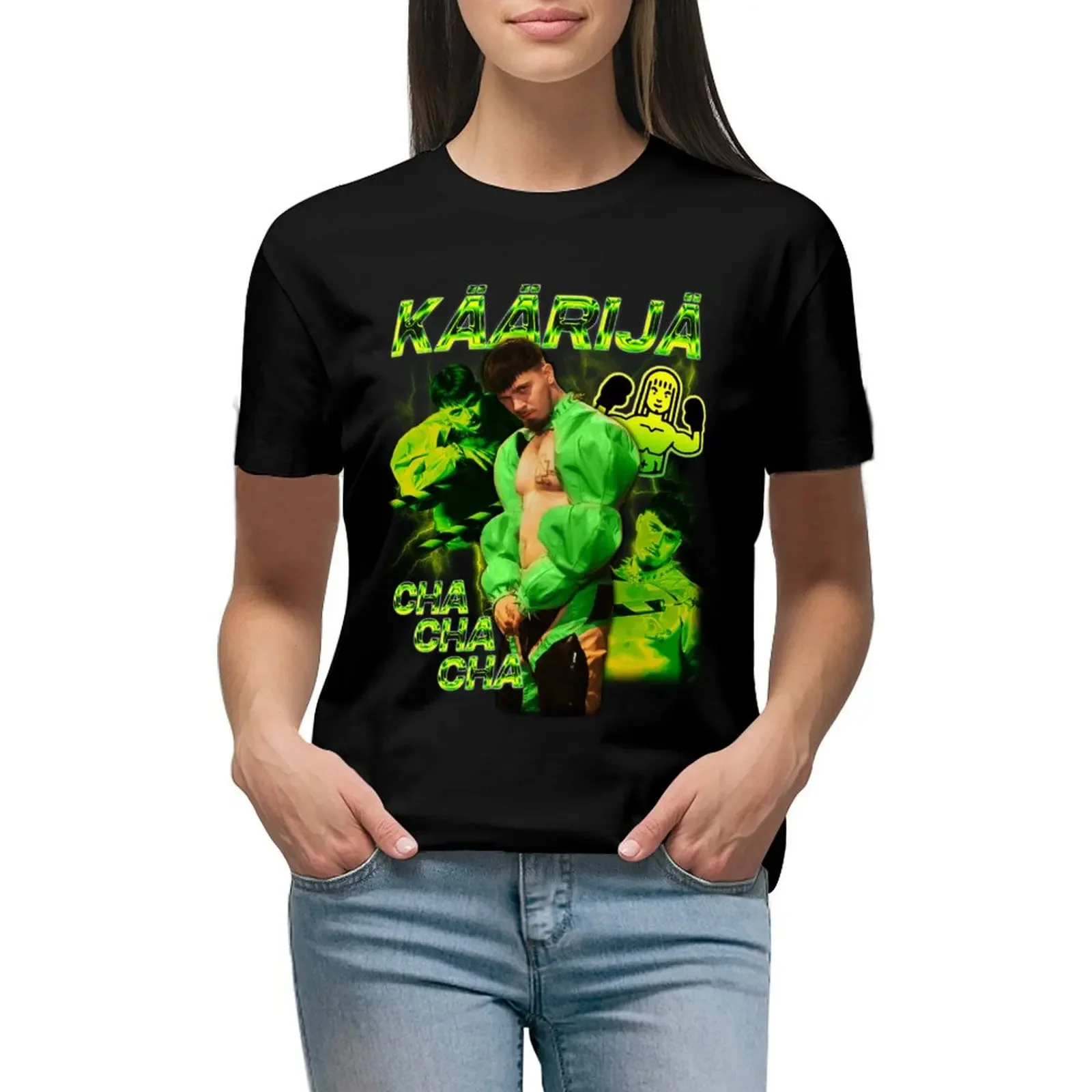 

Krij Cha Cha Cha Eurovision 2023 Finland Y2K Kaarija T-Shirt new edition anime clothes ariat shirts for Women