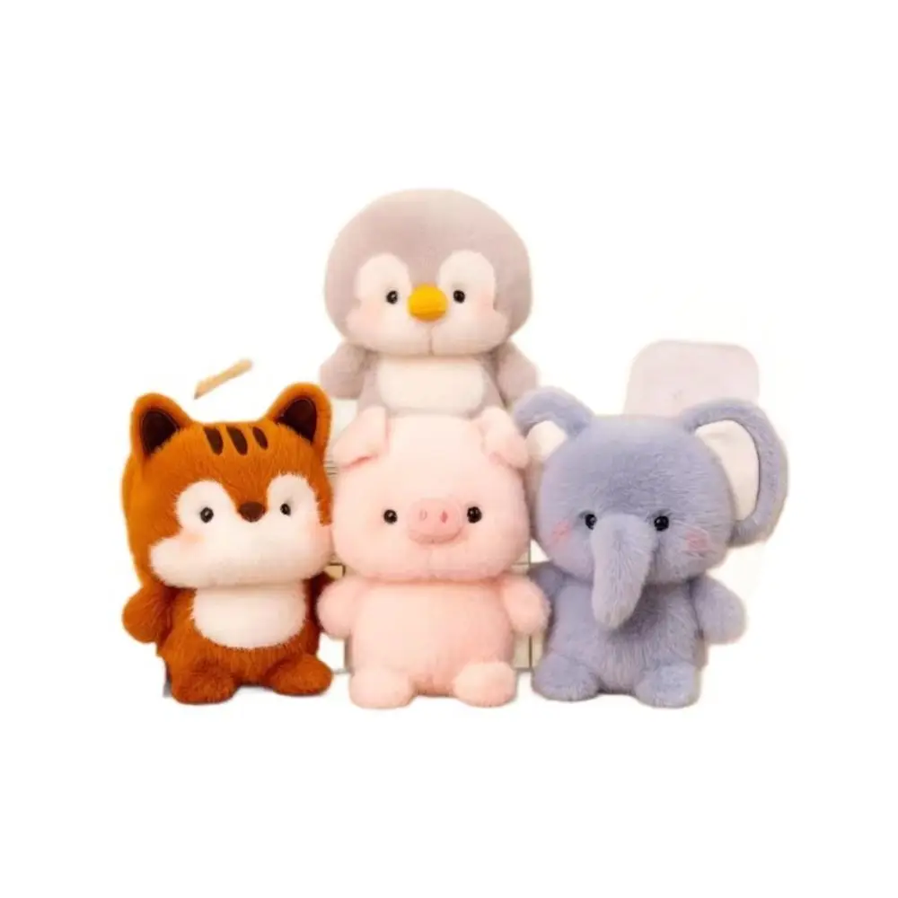 Niedliche 16 cm große Plüsch-Begleiter-Puppe, Plüsch-Elefant, Stofftier-Kissen, superweiches Bären-Tier-Plüschtier, Schlafgeschenk – Detail 13