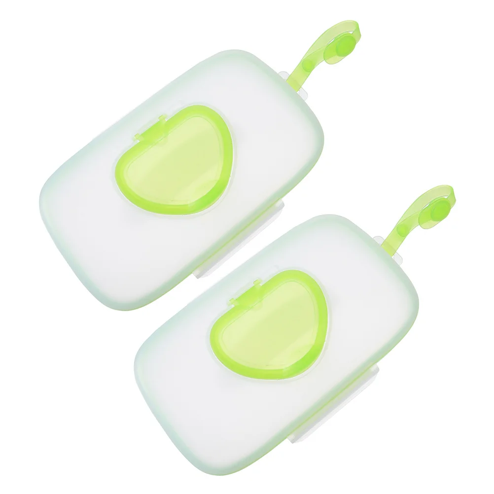 Компактный диспенсер для салфеток, 2 шт., безопасный, нежный на коже, большой емкости, держатель для уличных салфеток, диспенсер для салфеток, дорожный футляр для детских салфеток