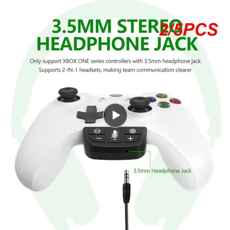 

2/5PCS Controller Handle Sound Enhancer Convenient Control Four Sound Effect Modes Plug And Play 3.5mm Jack Enhanced Sound