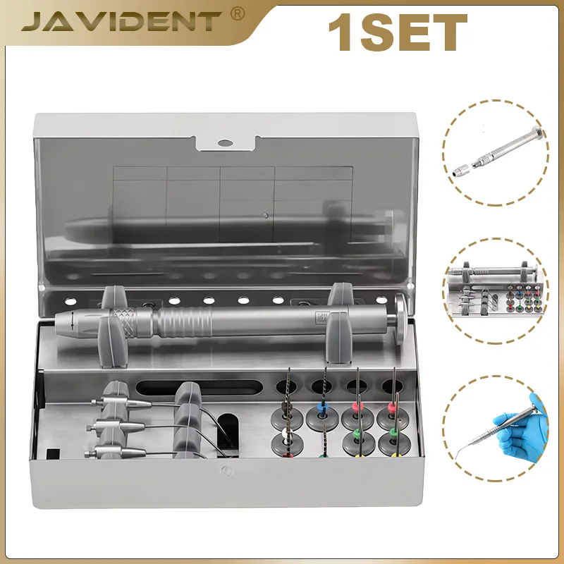 JAVIDENT Dental Endodontic File Removal System Kit Endo Broken File Removal Instrument Set Root Canal File Extractor