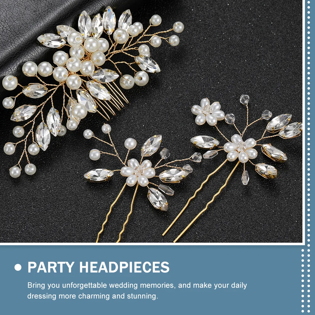 

Wedding Headpieces Hairpin Hair Comb Decor Accessory Bride Hairpins Bridal Combs Hair Decor Accessory Toppers Girls Styling