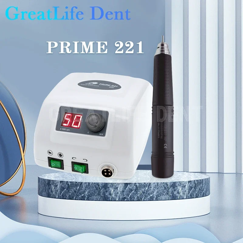 

GreatLife Dent 120W 50000 Rpm Brushless Micromotor Handpiece Prime 221 Dentistry Nail Pedicure Drills Jewelry Polishing Machine