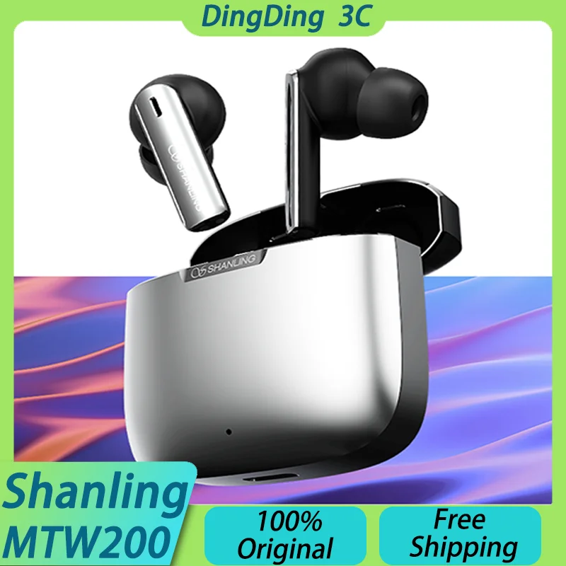 SHANLING MTW200 TWS Bluetooth Earphones 10mm Dynamic Noise Cancellation CD Level Decoding Waterproof Sports Earbud Gaming Custom