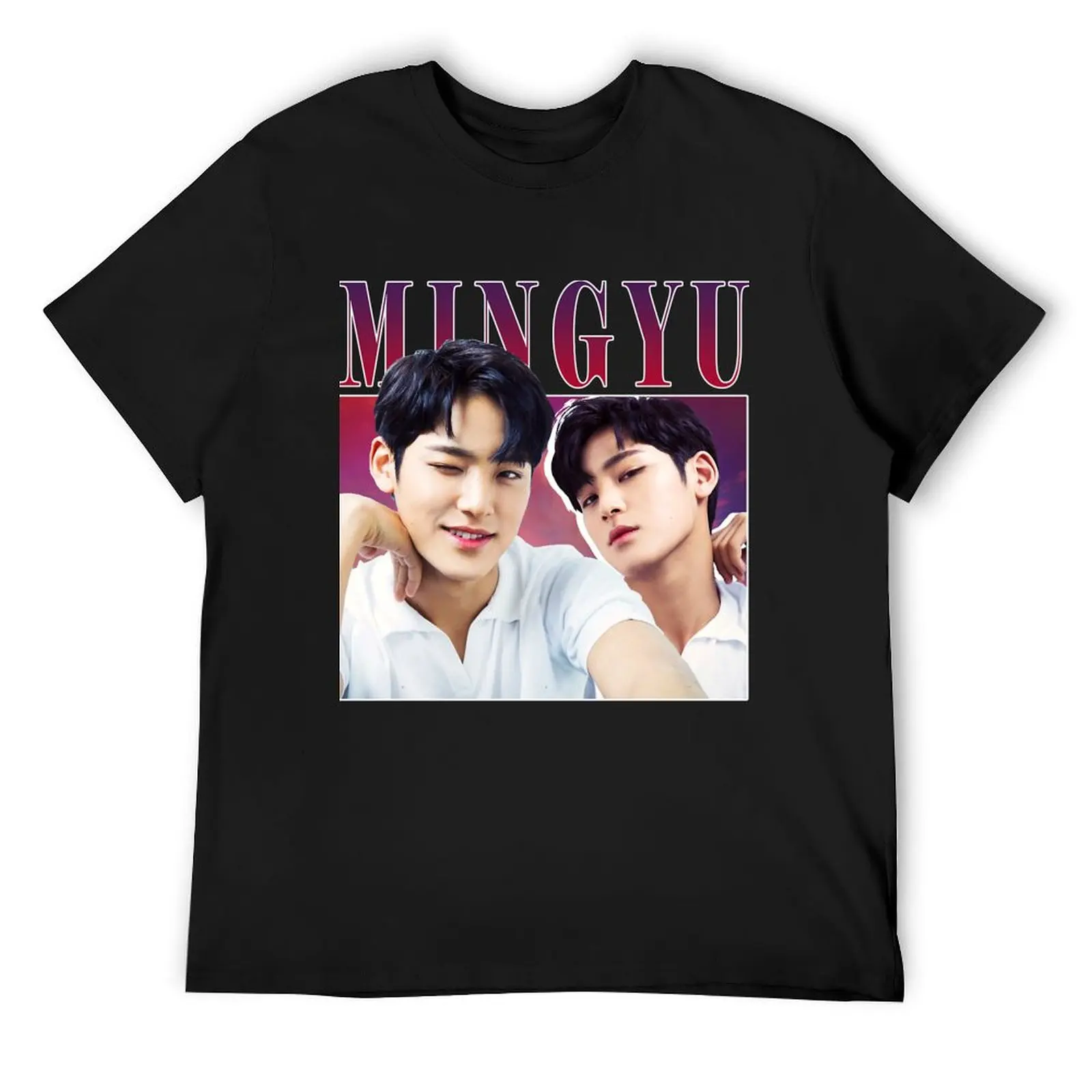 Mingyu T-Shirt anime figures sweat men clothes