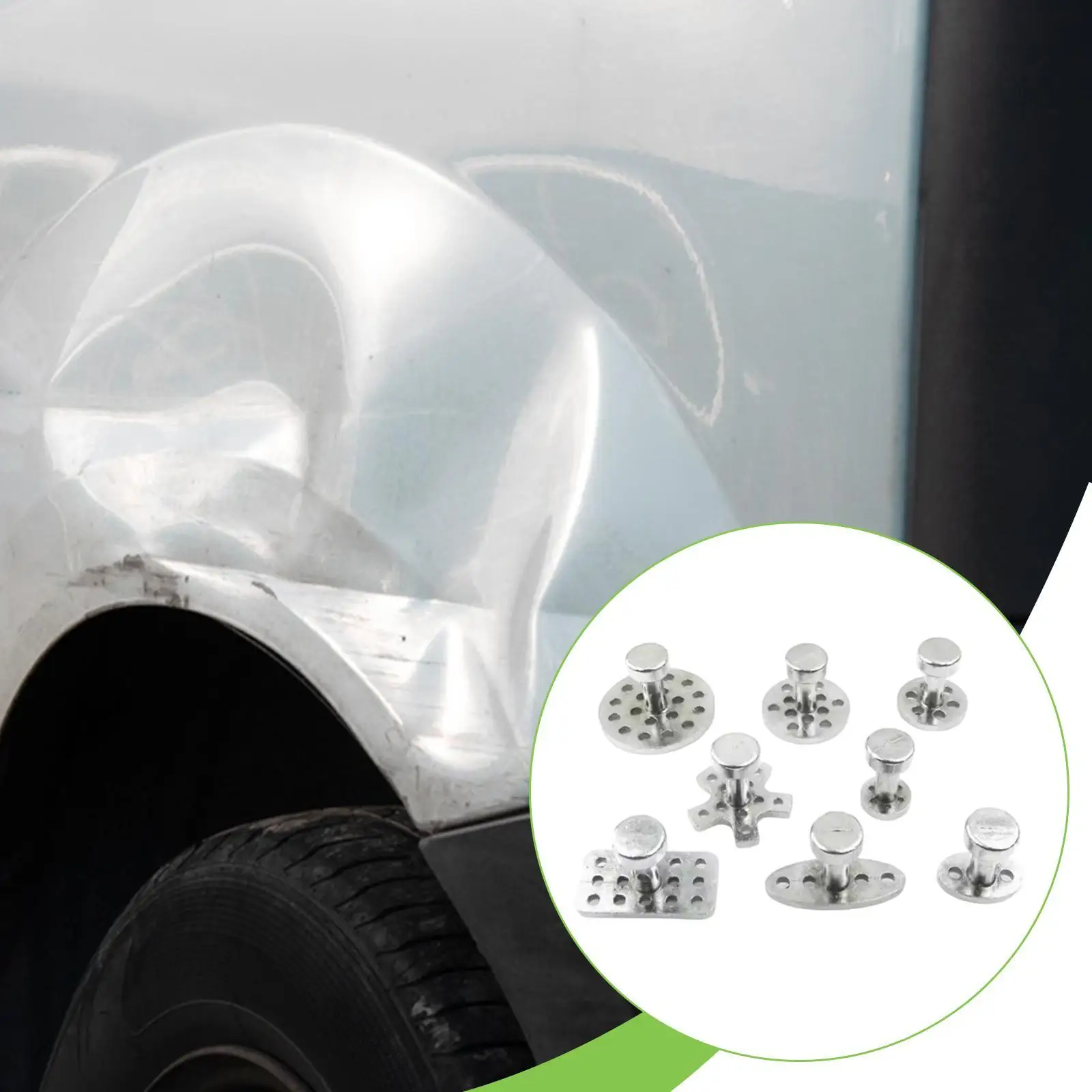 

8x инструмент для ремонта автомобильных вмятин, запасные части, аксессуары из алюминиевого сплава