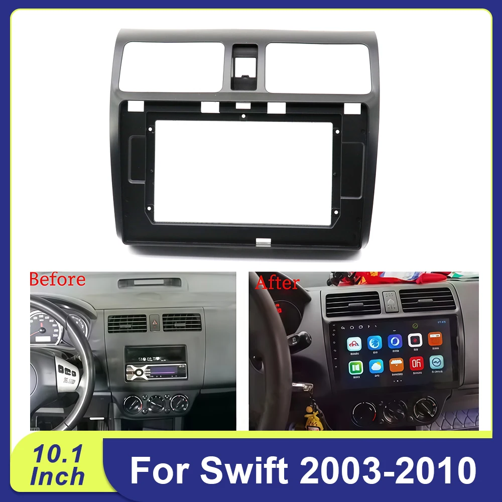 

10.1" 2DIN Radio Facia for Swift 2003-2010 - DVD/GPS Dash Panel