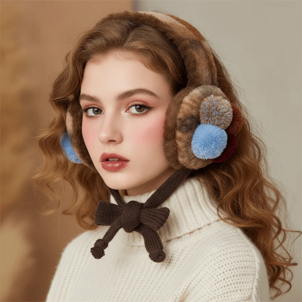 protetores-de-orelha-de-trico-retro-marrom-espessos-a-prova-de-vento-vintage-com-pompom-em-blocos-de-cor-confortaveis-com-amarracao-aquecedores-de-orelha-para-adolescentes