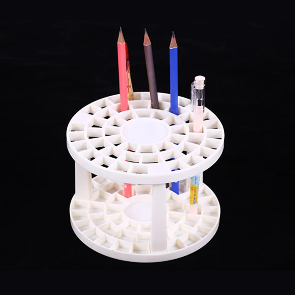 

Pen Holder Organizer Brush Stand For Artists Paint Tools Storage Plastic Desktop Stationery Holder Art Supplies Rack