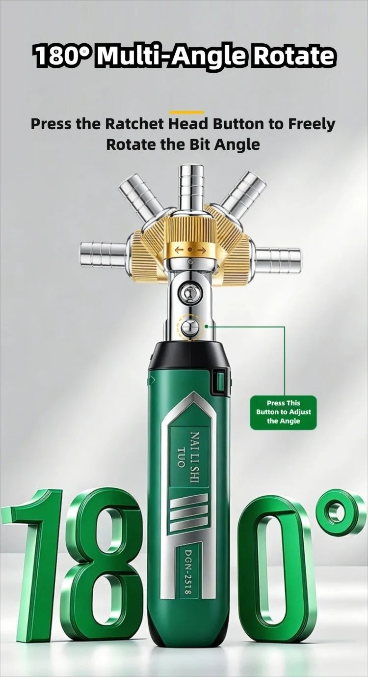 14-in-1 Multifunktions-Ratschenschraubendreher-Set, magnetische Schraubendreher-Bits, Handwerkzeug für Reparaturen, Schraubendreher-Bit-Set für Heimwerker – Detail 2