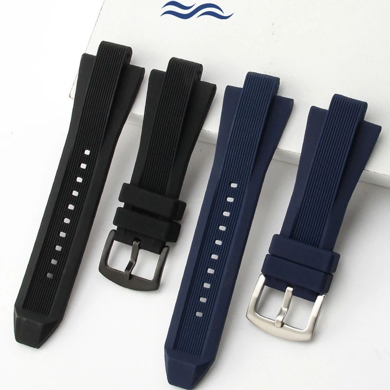Pulseira de relógio de borracha de silicone de alta qualidade para michael kors substituição mk9019 mk8295 mk8492 mk9020 relógio masculino 29*13mm