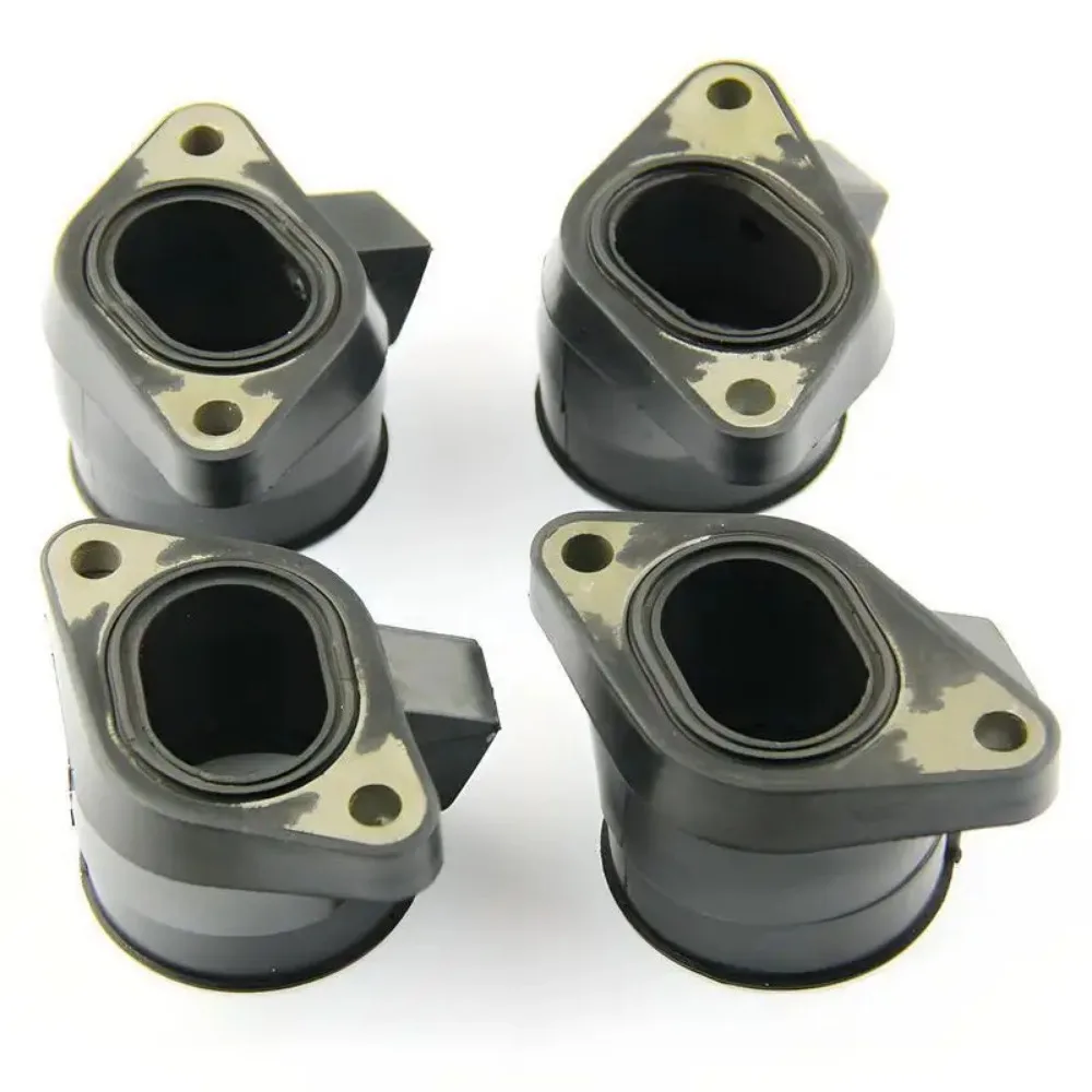 4pcs Carburetor intake manifold dust cover joint For Yamaha FZR250 FZR250R 1989, 1990, 1991, 1992, 1993, 1994